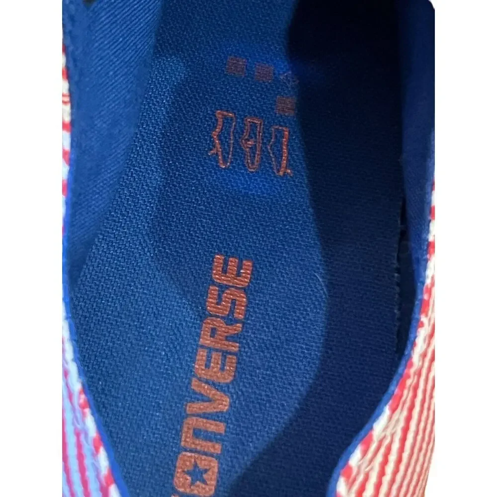 Converse Chuck Taylor All Stars & Stripes Sneakers Mens 8 Womens 10 4th Of July - Picture 11 of 12